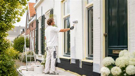 Voorbeeld gevel met nanotechnologie zelfreinigende verf