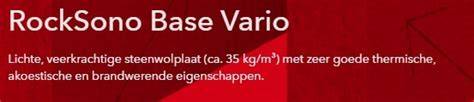 RockSono-reeks: RockSono Base, RockSono Base Vario, RockSono Solid, RockSono Extra