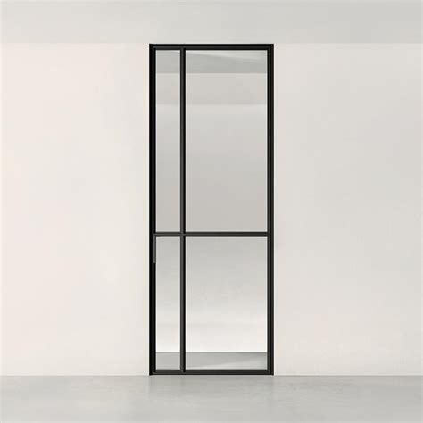 Illustratie van de Molinia stalen binnendeur met asymmetrische 4-verdeling