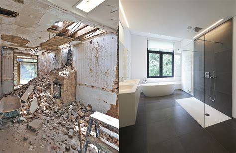 stappenplan badkamer renovatie infographic