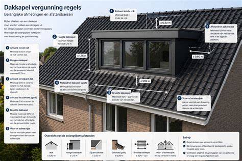 Infographic: Meetpunten dakopbouw (dakvoet, daknok, a- en zijkanten)