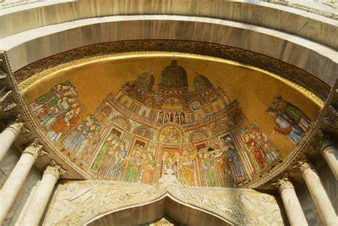 Mozaïek van de Visitatie in San Marco