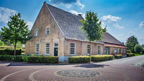 Fotoreeks van verschillende boerderijtypen en transformaties