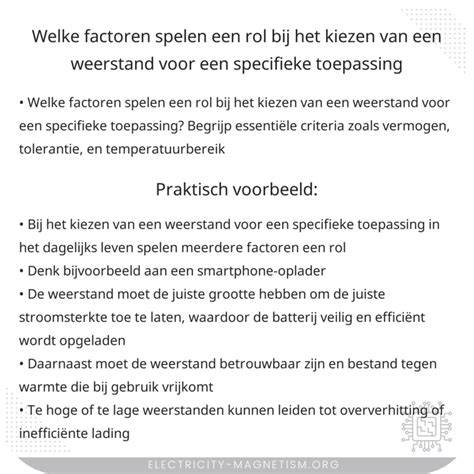 Overzichtskaart met factoren bij het kiezen van een schuurmachine