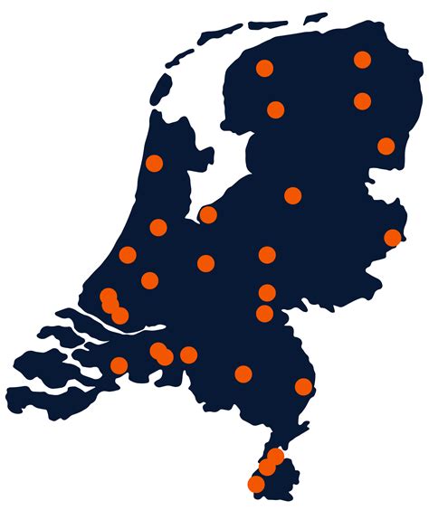 overzicht van de verschillende locaties in Eindhoven met HEMA