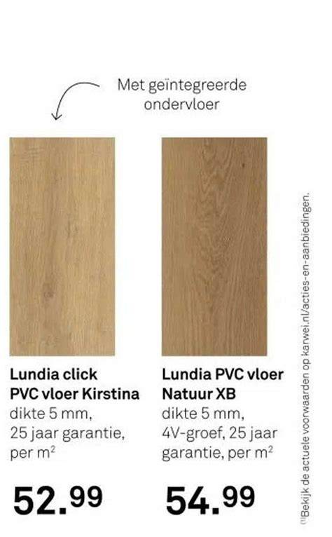 Illustratie van Lundia click PVC vloer in grijstint