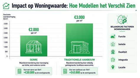 Infographic: Waardevermeerdering door 4 populaire verbouwingen (aanbouw, dakkapel, isolatie/zonnepanelen, nieuwe keuken)