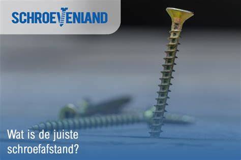 Diagram: juiste schroefafstand en boorgroeven bij multiplex