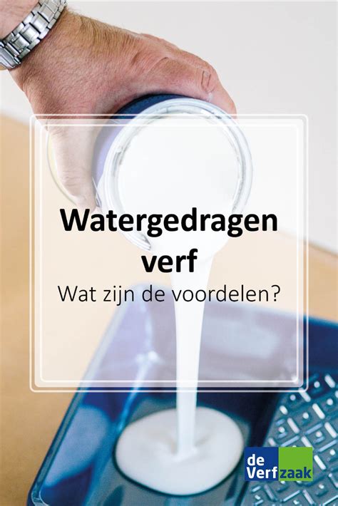 Vergelijking van watergedragen en synthetische verf