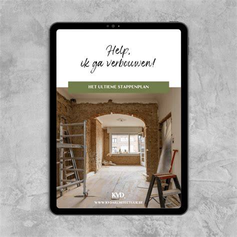 Illustratie: renovatie vs verbouwing stappenplan
