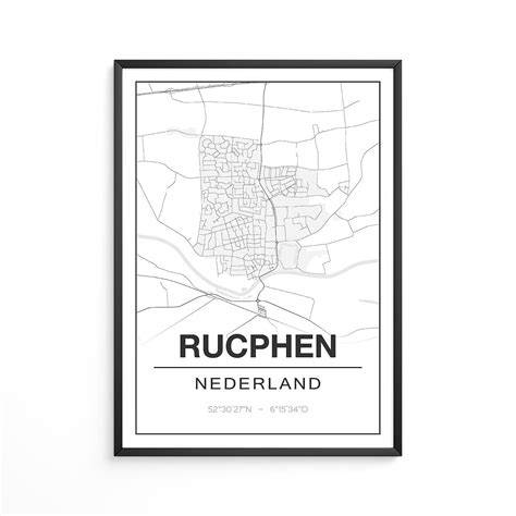 Kaart van Rucphen met markering Burgemeester Antonissenstraat