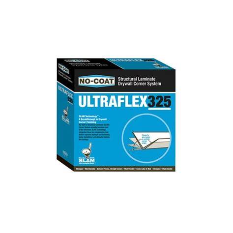 Infographic: Reeds geïnstalleerde Gyproc No Coat Ultraflex 325 in verschillende hoeken