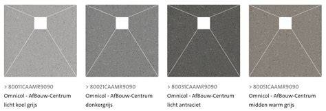 Infographic: overzicht van afschot 0,5 cm/m tot 2 cm/m en 1:200 schaal