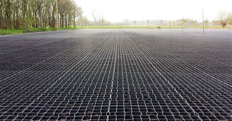 Grindmatten en randbegrenzing als stabilisatie