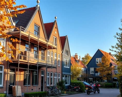 Infographic: Voor- en na-situatie van renovaties in Hilversum en Utrecht