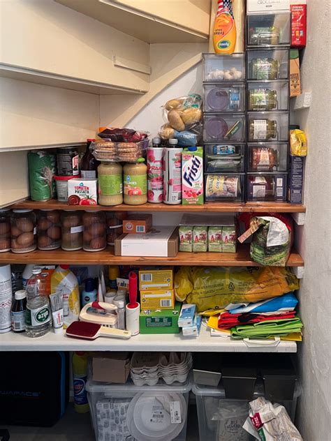 Voorraadkast met zetmeelhoudende producten