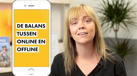 Infografiek: Balans tussen online en offline activiteiten