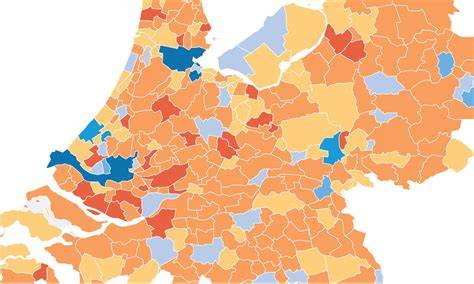 Kaart: Digitale ongelijkheid in Nederland