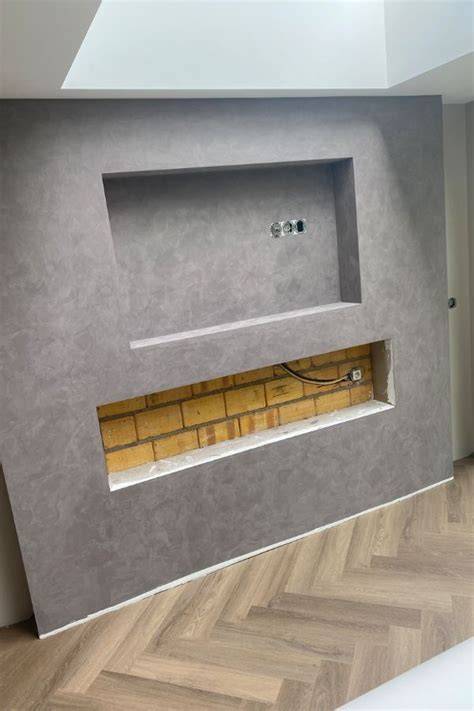 Foto's van gerealiseerde stucwerken en afwerkingen
