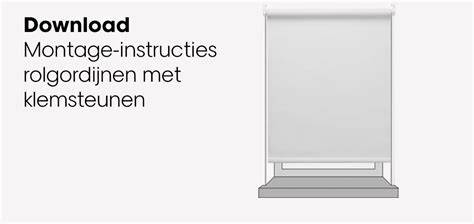 Infographic montage-stappen duo rolgordijnen aan plafond