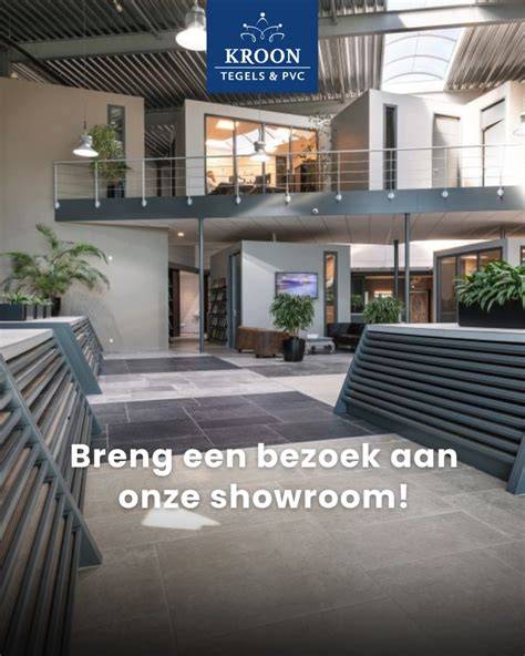 KROON showroom Meerkerk en Tiel plattegrond