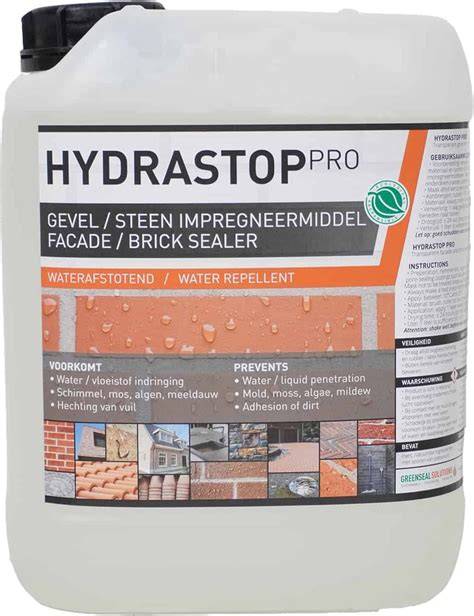 Hydrastop Pro waterafstotende impregnering infographic