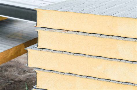 Overzicht van verschillende isolatiematerialen: isolatieplaten, PUR-schuim, glaswoldekens.