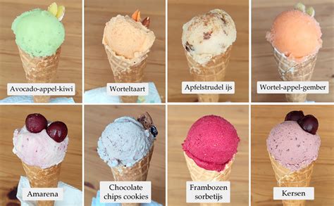 Infographic: verschillende glazuurkleuren en smaken