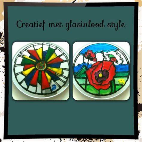 Gips-eier ornamenten beschilderd met glasverf