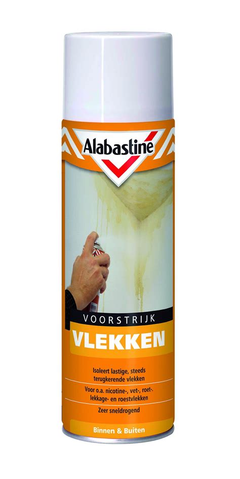 productfoto's van Alabastine Voorstrijk Vlekken in spuitbus en blik