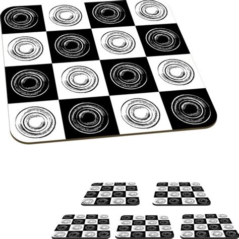 Infographic: Victoriaanse zwart-wit vloertegelpatronen (10x10 cm, schaakbord en diagonale lay-out)