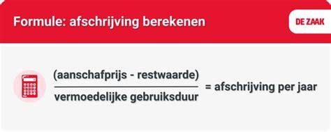 Praktisch rekenvoorbeeld van afschrijving en bodemwaarde