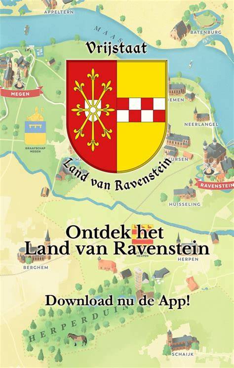 Informatieve kaart van Ravenstein regio en omgeving met hypotheekadviseurs