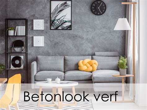 Infographic over stappenplan voor betonlook verf en kozijnen