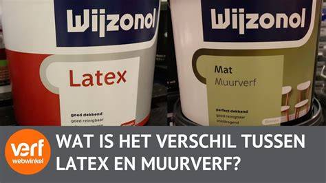 Infographic: Overzicht verschillen tussen muurverf en latex
