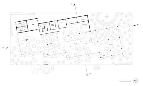 Plattegrond en sfeerimpressie van paviljoen en expositie-ruimtes