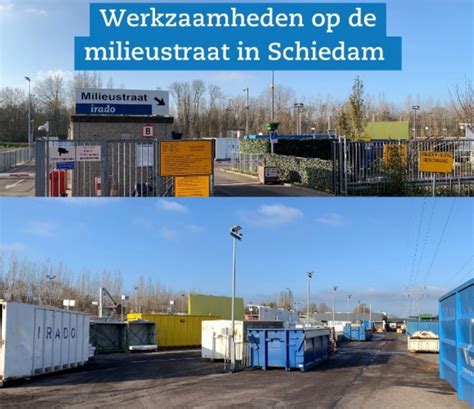 Infographic: Routebeschrijving Milieustraat Schiedam (Fokkerstraat 550) en toegangsregels