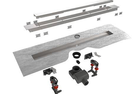 Infographic: stappenplan installatie douchegoot Easy Drain