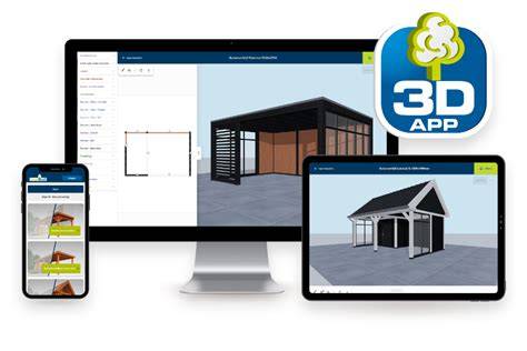Diagram: 3D-app ontwerp proces Trendhout