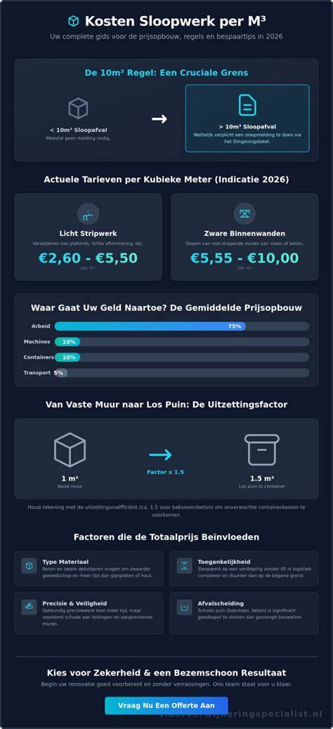 Infographic: Sloopkosten per oppervlak en asbestregelingen