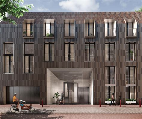 Sfeerbeeld van de Kerkstraat met luxe appartementen
