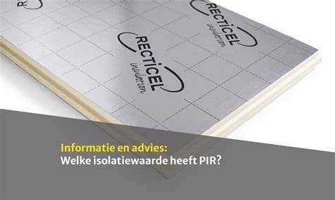 Infographic: Vergelijking PUR en PIR: isolatiewaarde, brandveiligheid, prijs