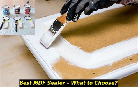 Detailfoto: MDF sealer aanbrengen op randen