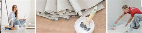 Papierbehang inweken en aanbrengen
