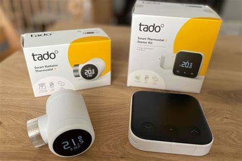 Infographic: werking van de Tado Smart Radiator Thermostat