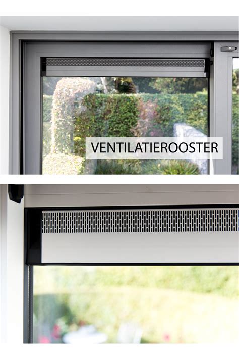 Gedetailleerde illustratie van de onderdelen van een ventilatierooster en hoe deze te demonteren.