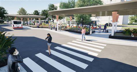 Infographic: Overzicht van de OV-hub en kruispunten in Oosterhout