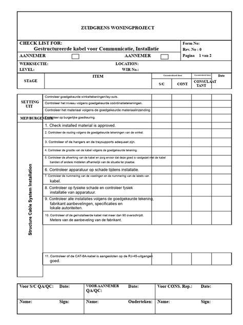 Checklist voor veilige installatie van snoerdimmers