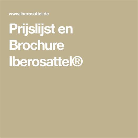 Brochure en prijslijst voorbeeldpagina