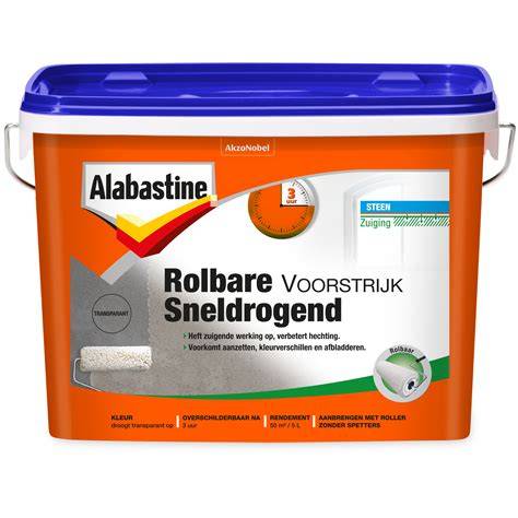 Infographic: Stappenplan voorstrijken met Alabastine Rolbare Voorstrijk
